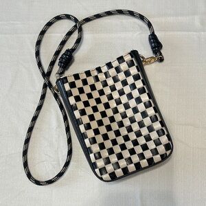 Universal Thread Black and White Checkered Crossbody Bag